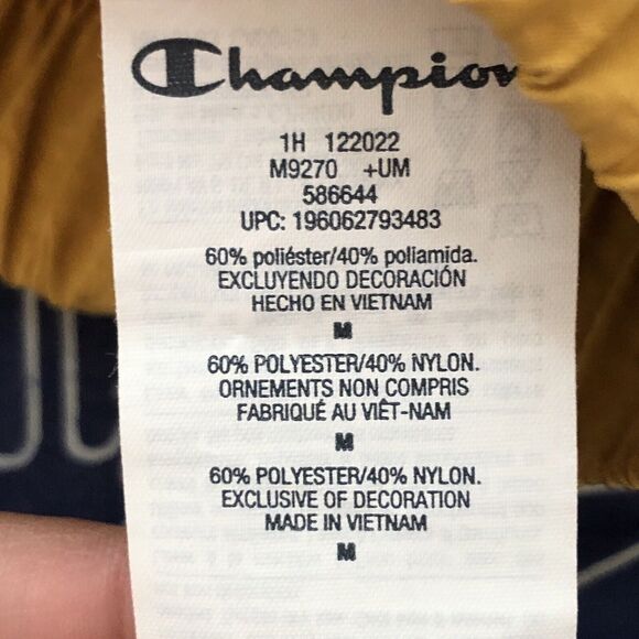 Champion Womens M Mustard Smocked High Waist Running Yoga Athletic Shorts - Picture 8 of 9